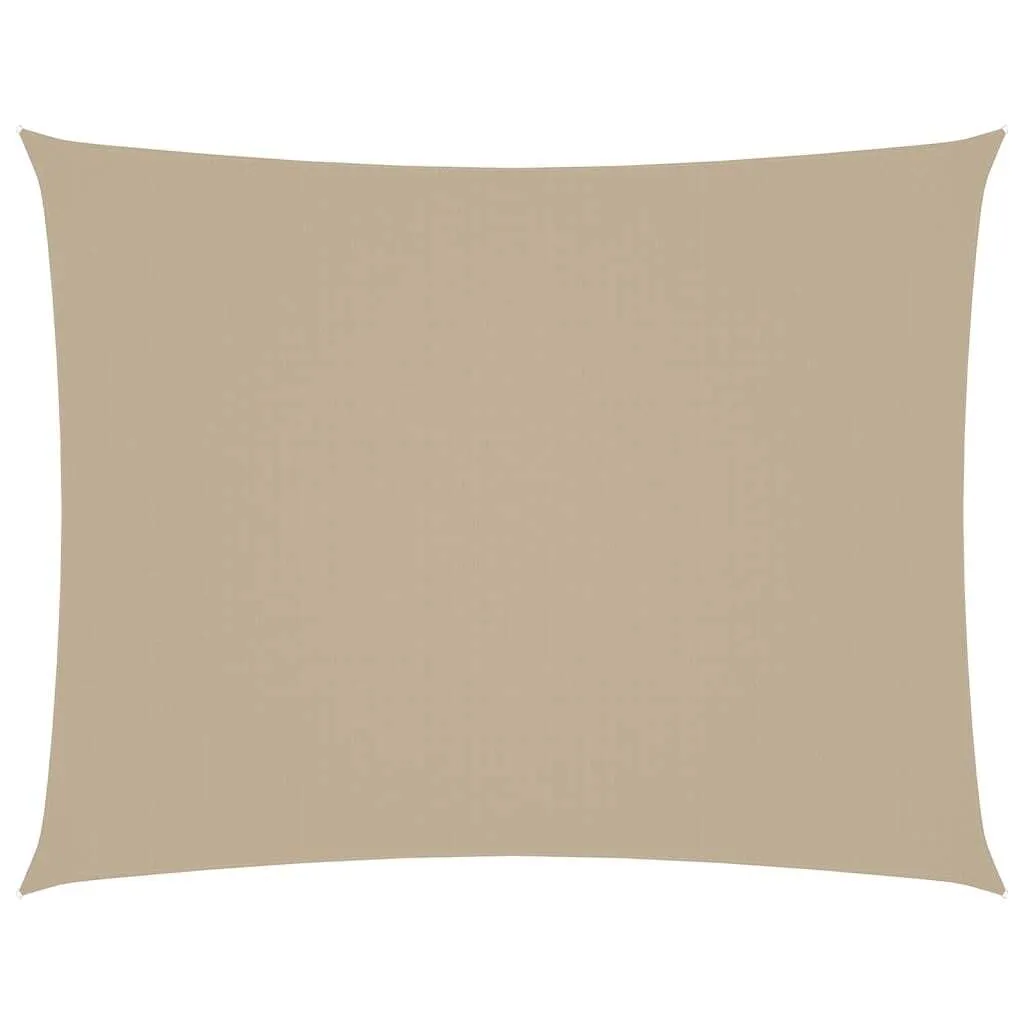 Vela Ombreggiante vidaXL 5x6m Beige Oxford - Design e Impermeabilità