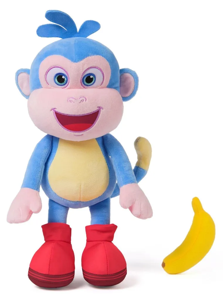 Peluche Dora interactive sonore et musicale de 33cm en textile doux