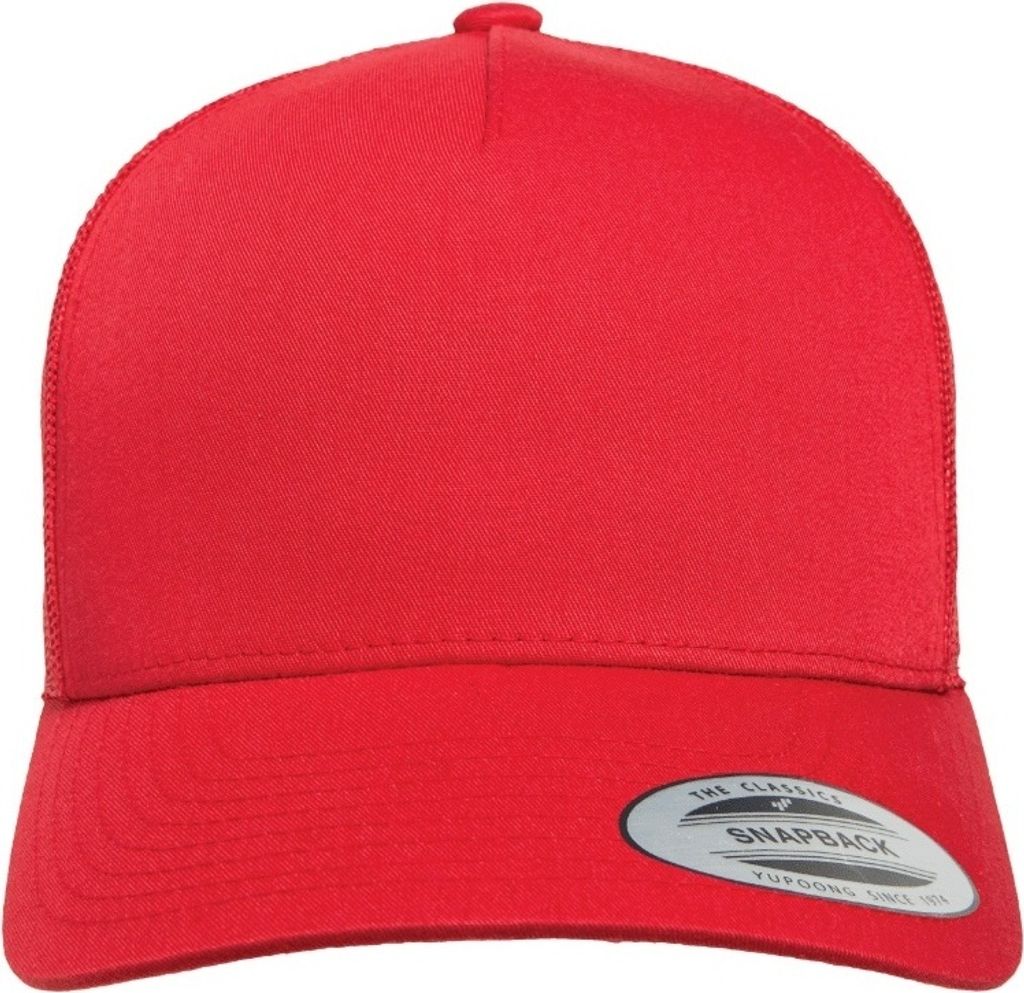 Flexfit By Yupoong 5 Panel Retro Trucker Kappe RW7568 (Einheitsgröße) (Rot)