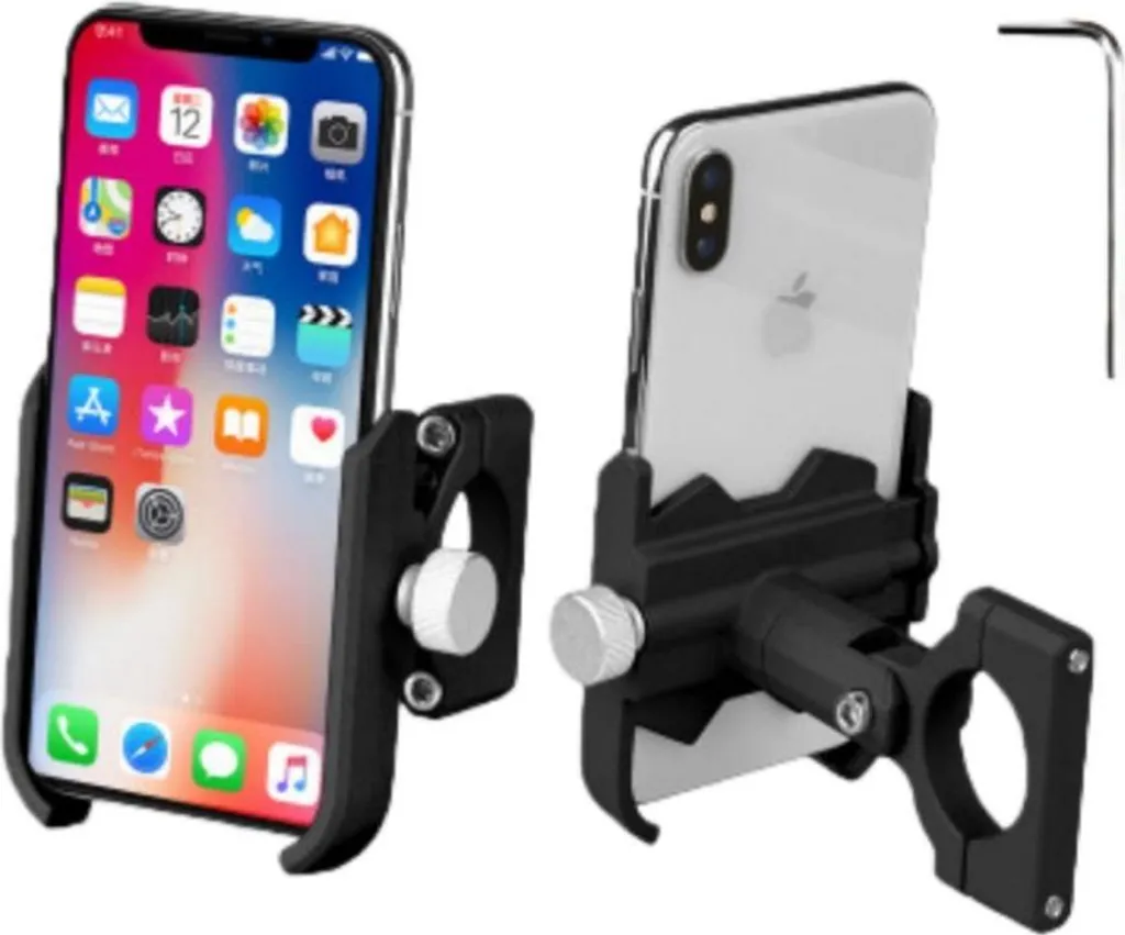 Porta Cellulare Bici INF MTB Lega Alluminio Antishock Regolabile Professionale