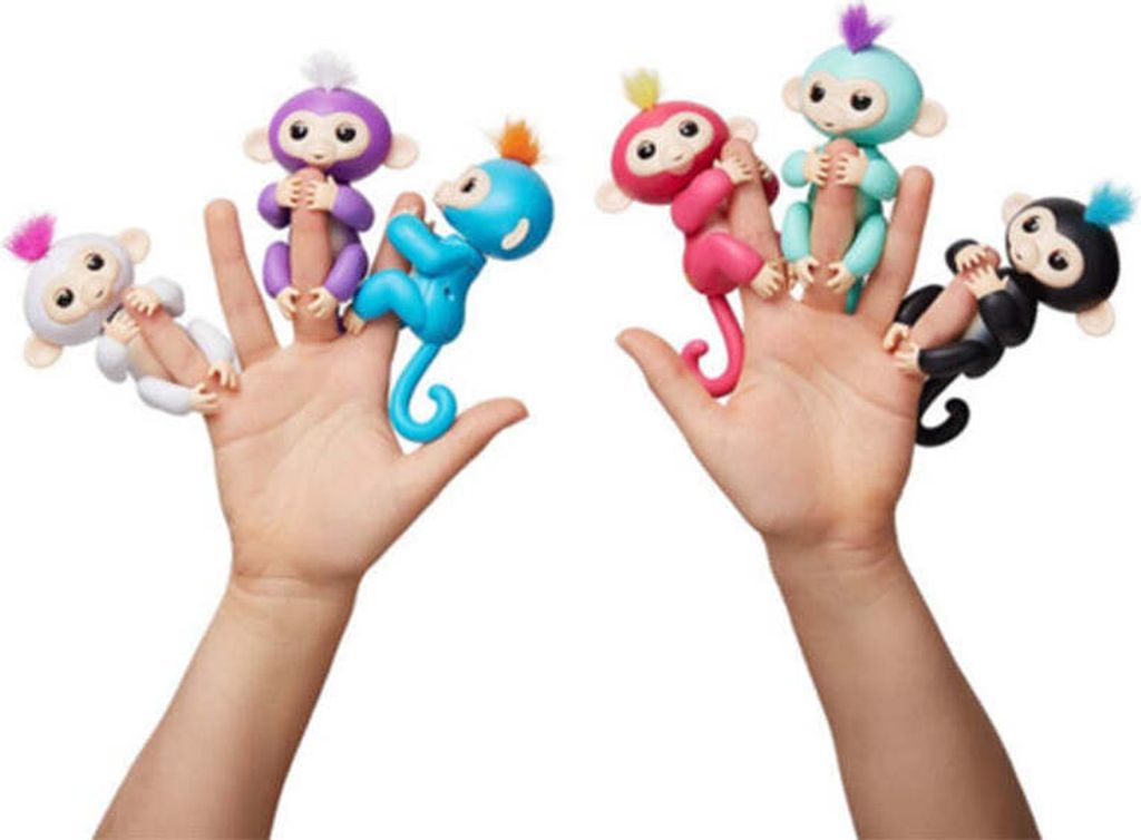 Cenocco Fingerspielzeug Happy Monkey Türkis Produktbild 