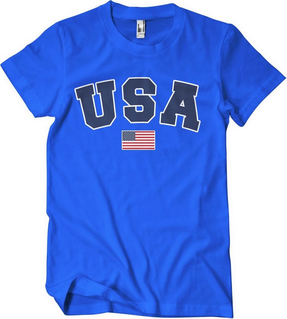 USA Varsity T-Shirt - XX-Large - Blue