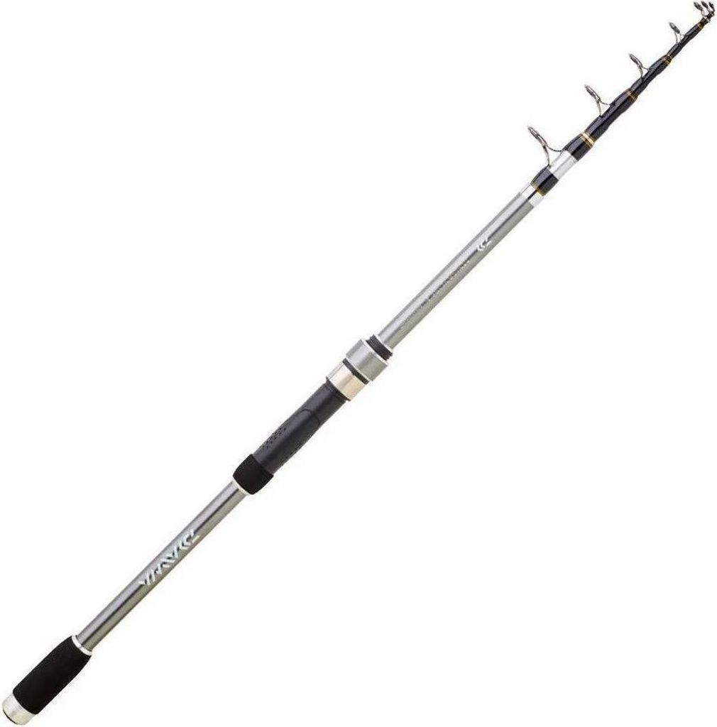Daiwa Megaforce Buscle Tele Bootsrute Silber 2.40 m / 20-80 g Silber 2.40 m