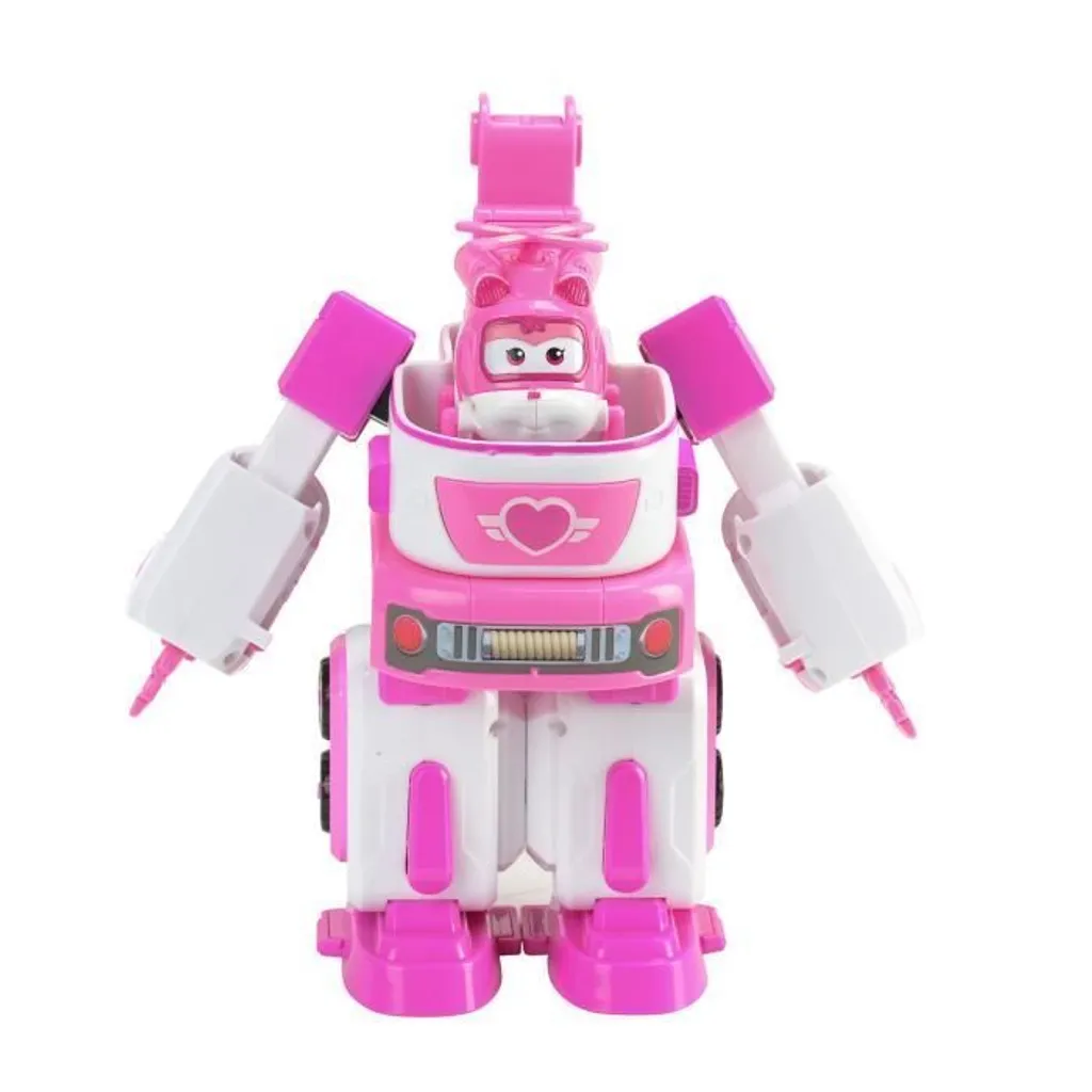 Robot Transformable Super Wings Dizzy Deluxe avec Sons et Lumières - 8