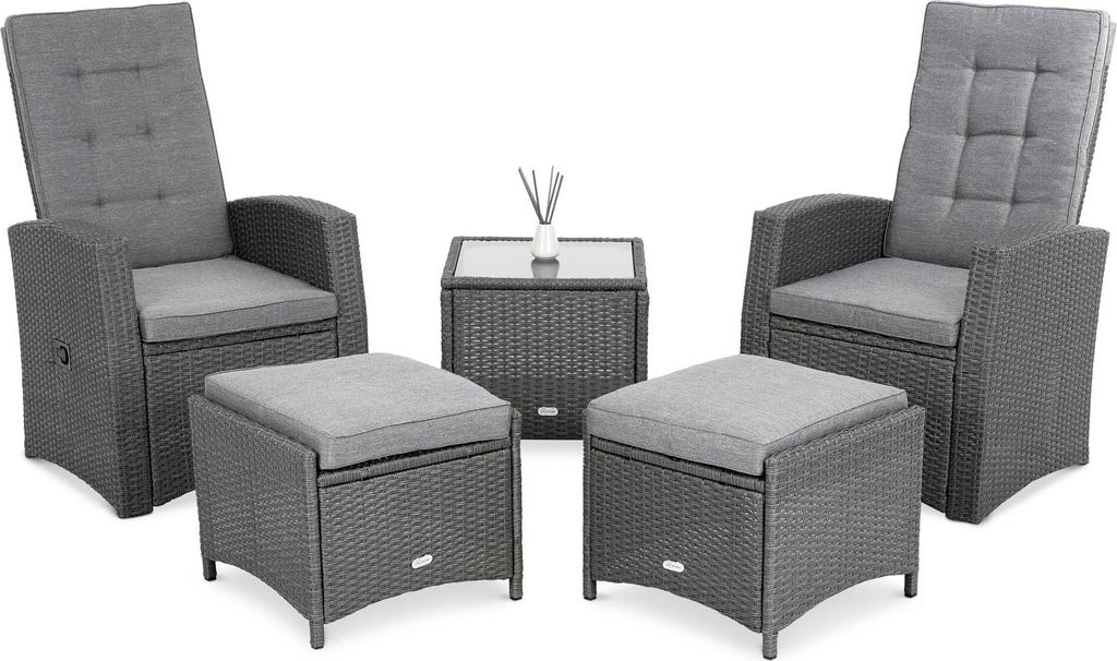 di volio Gartenmöbel-Set Fera Grau, Terrassenmöbel aus Produktbild 