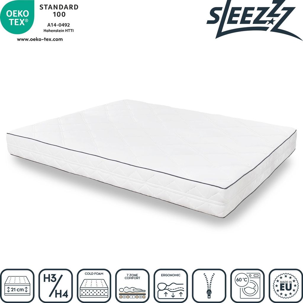 7-strefowy materac Sleezzz Superior 160 x 200 cm, wysokość Zdjęcie produktu 