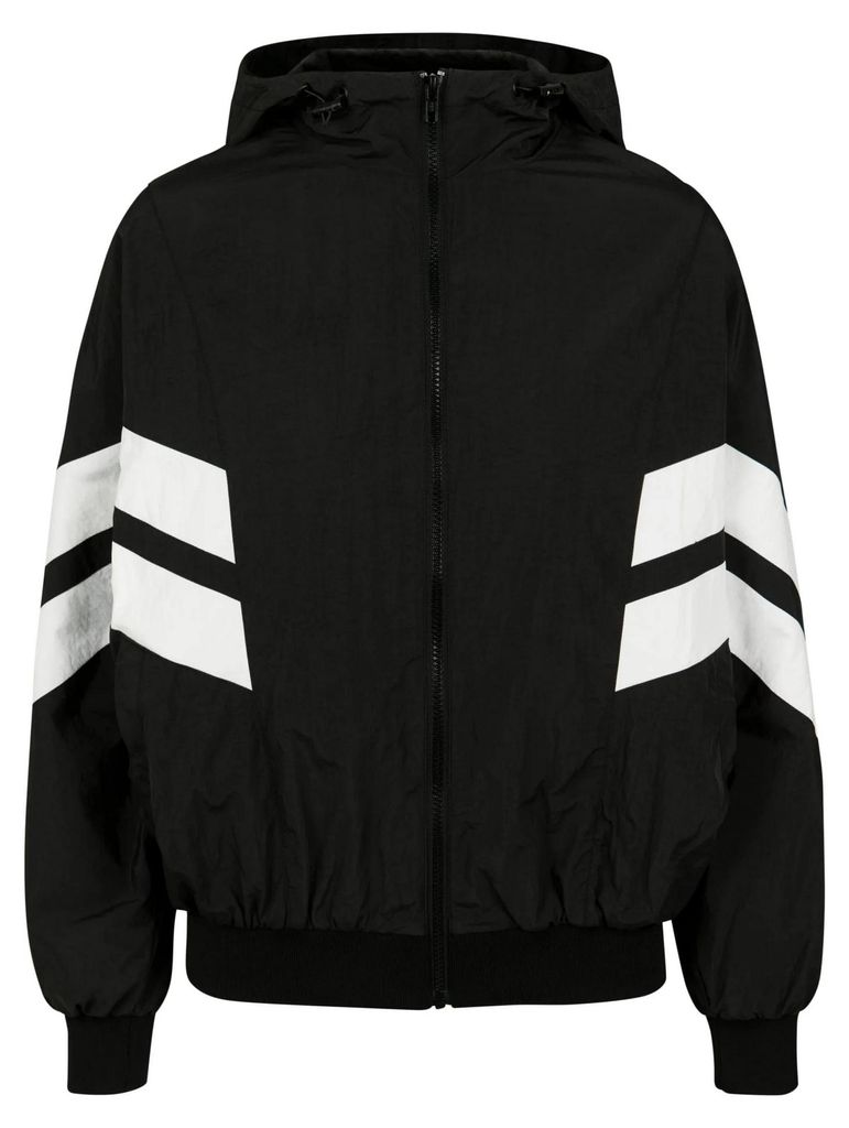 Urban Classics - Jacke für Damen Fledermaus TN209 (S) (Schwarz/Weiß)