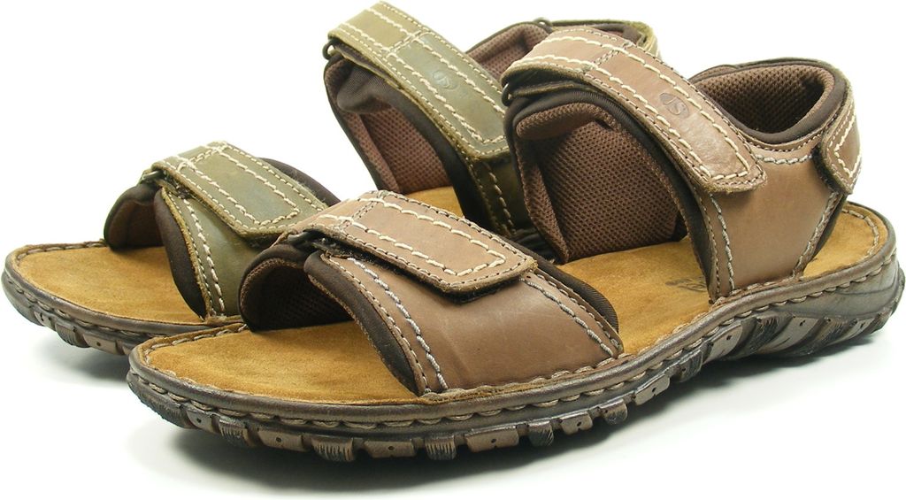 Josef Seibel 36452-946 Canim Schuhe Herren Sandalen, Größe:46 EU, Farbe:Grün