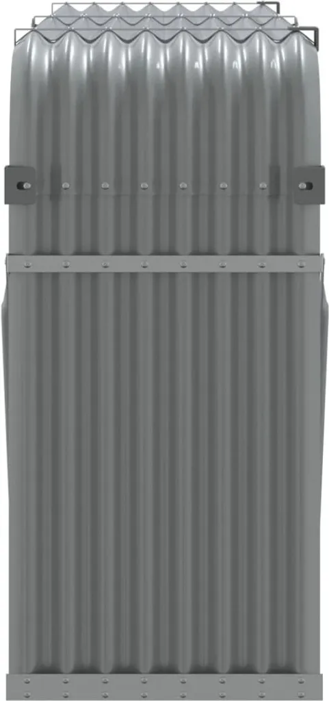 Riparo Legna vidaXL 180x45x100 cm Acciaio Zincato - Offerta Online - 5