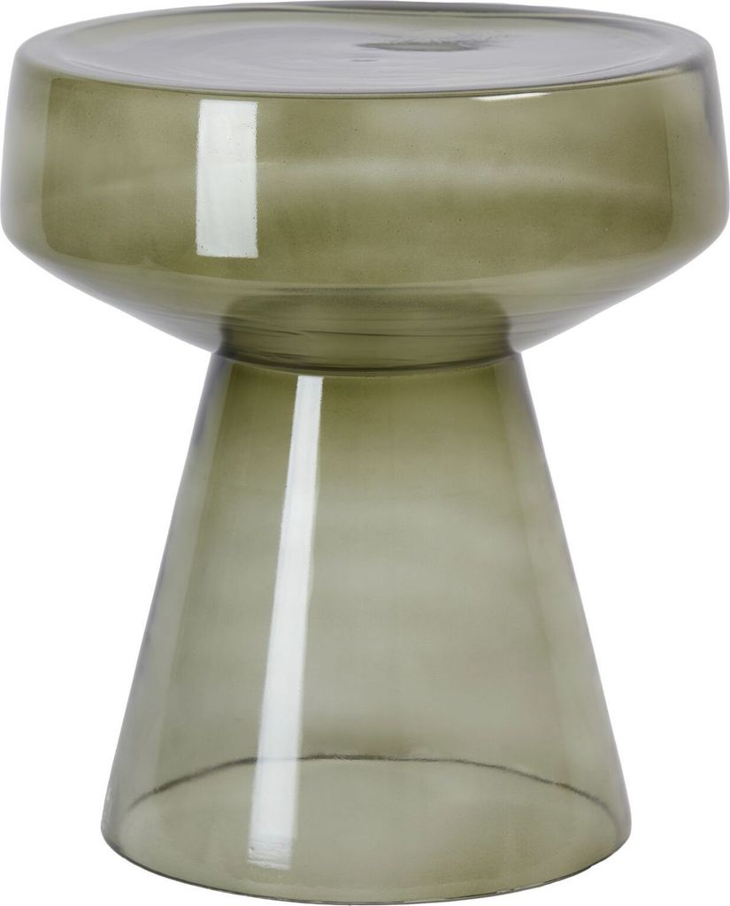 Table d'appoint Light & Living Dakwa verre gris vert - Image du produit 