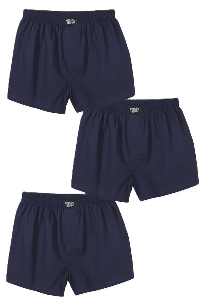 Lousy Livin 3Pack Boxershorts "Plain 3 Pack" Navy XL Produktbild 