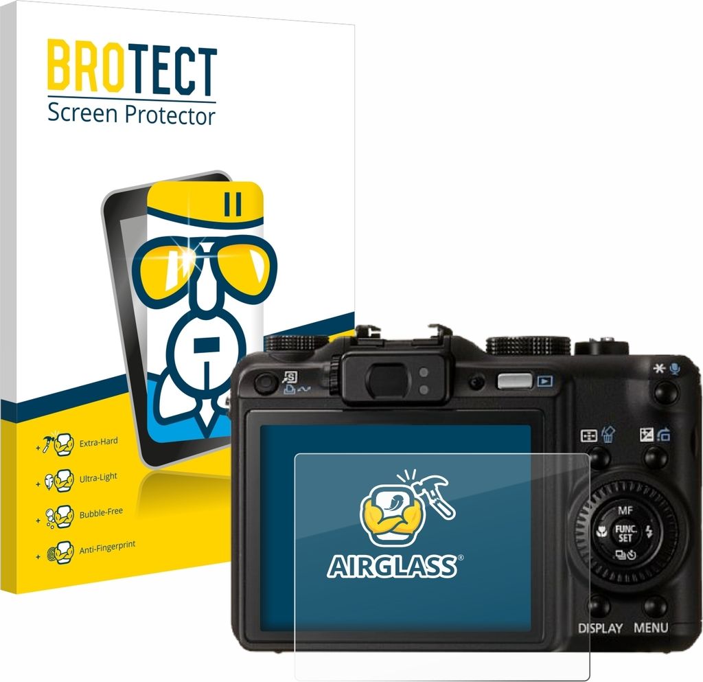 BROTECT Schutzglas für Canon PowerShot G9 Schutzfolie Produktbild 