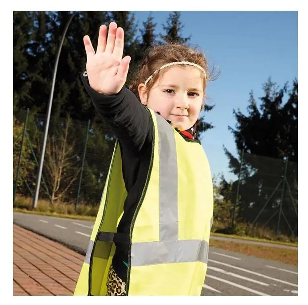 Gilet de sécurité réfléchissant Beleduc robuste et ajustable en jaune