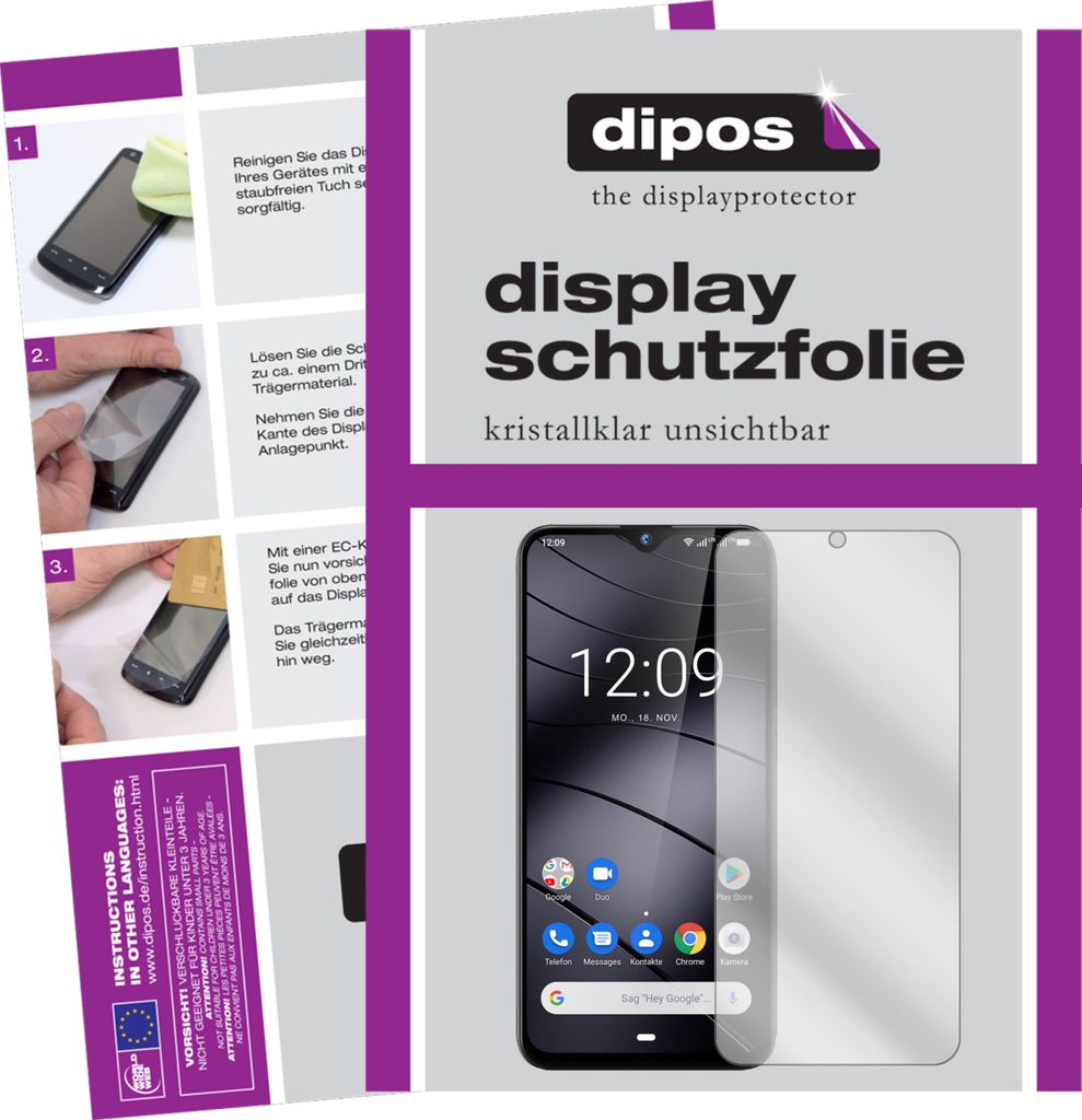 5x Schutzfolie für Gigaset GS290 klar Displayschutzfolie Folie Display Schutz dipos