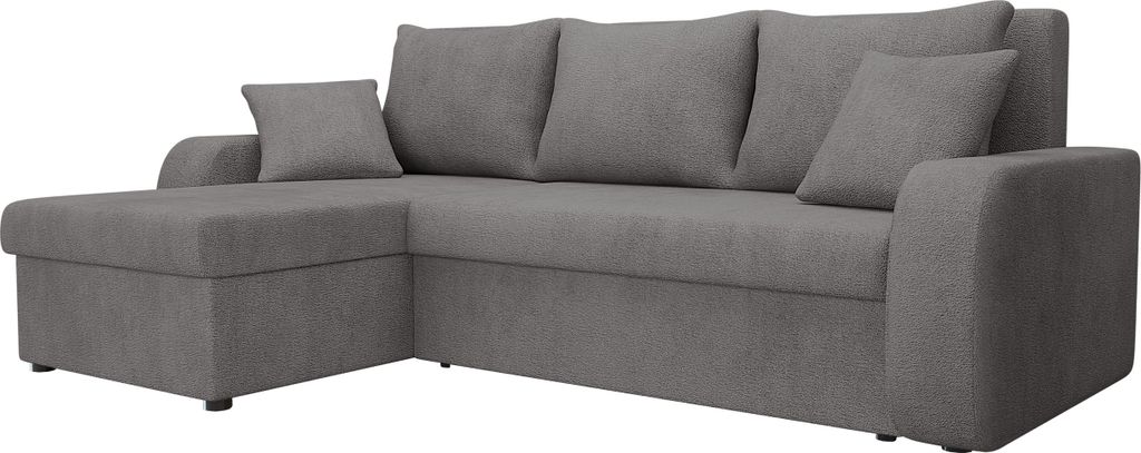 MIRJAN24 Ecksofa Kris Lux, Stilvoll Eckcouch mit Bettkasten und Schlaffunktion, L-Form Couch, Schlafsofa (Farbe: Velo 635)