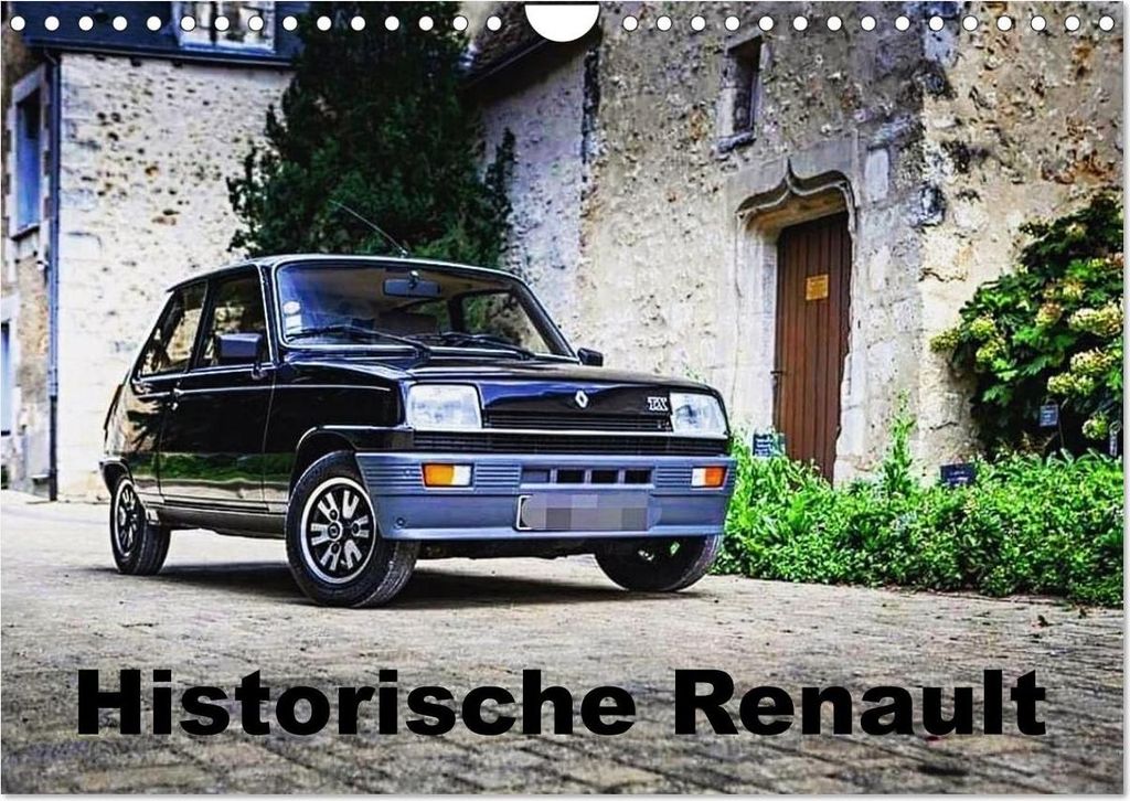 Historische Renault (Wandkalender 2027 DIN A4 quer), CALVENDO Monatskalender