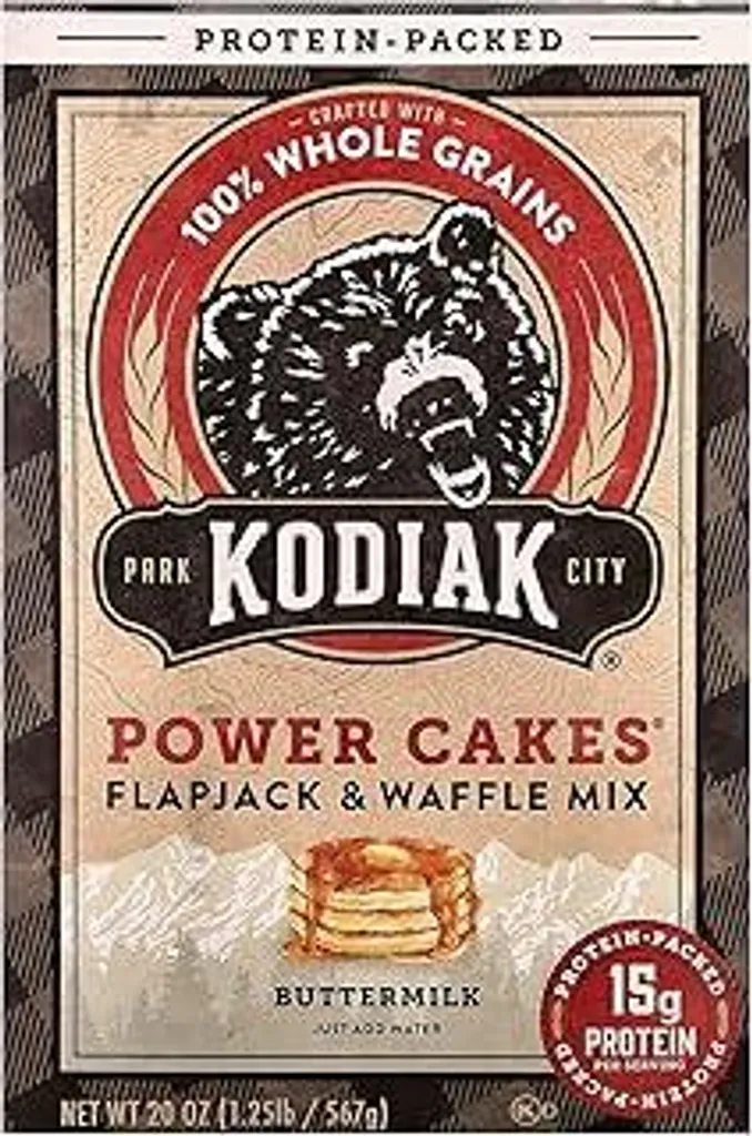 Kodiak Cakes Buttermilk 567g: Pancake Pronti in 2 Minuti Integrali