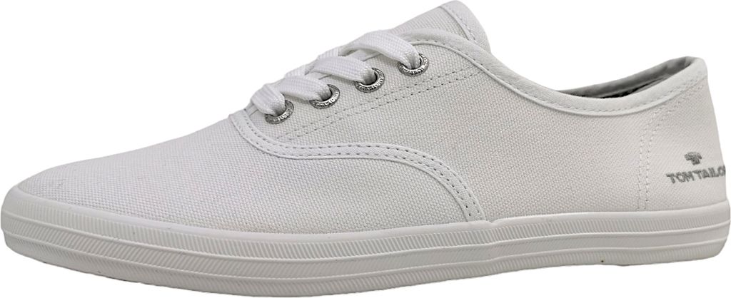 Tom Tailor  Damenschuhe Leinenschuhe Weiß Freizeit, Produktbild 
