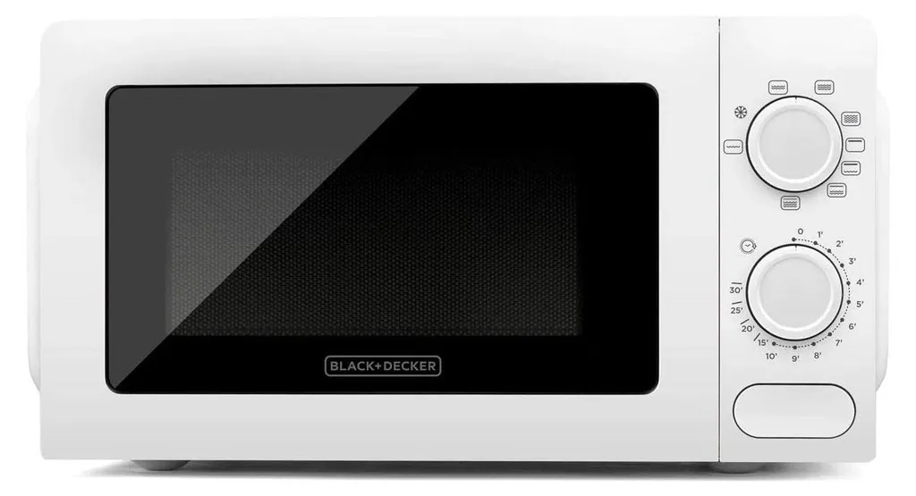 Micro-ondes Noir Black&Decker BXMZ700E : Fini les Plats Mal Réchauffés