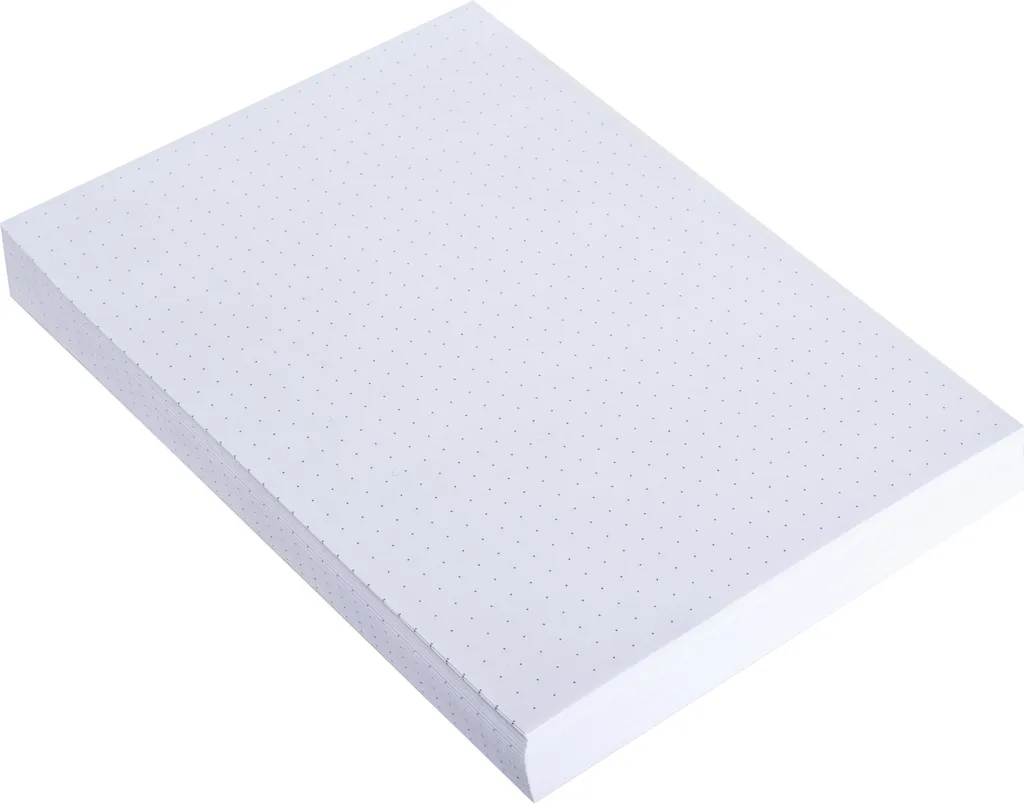 1000 Fiches bristol A5 Exacompta pointillés, pas de perforation, Blanc