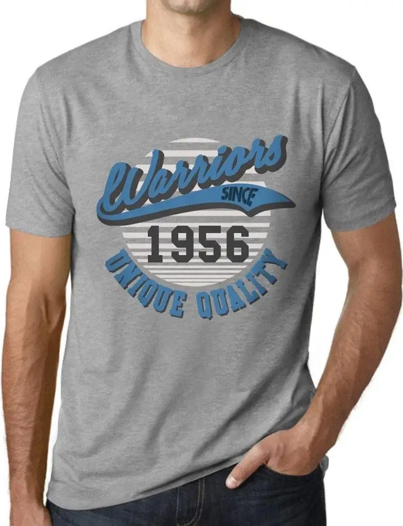 Herren Grafik T-Shirt Krieger seit 1956 – Warriors Since 1956 – Geschenk 68. Geburtstag Jahrestag 68 Jahre Jubiläum 68 Jährige Mann Jahrgang ...