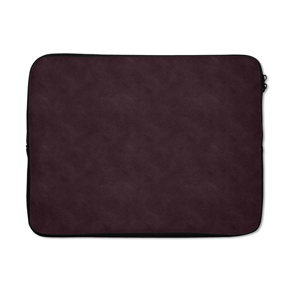 MuchoWow Laptop Hülle 15 Zoll Leder - Rot - Tiere Laptoptasche - Laptoptasche - Sleeve - Rundum-Schutz