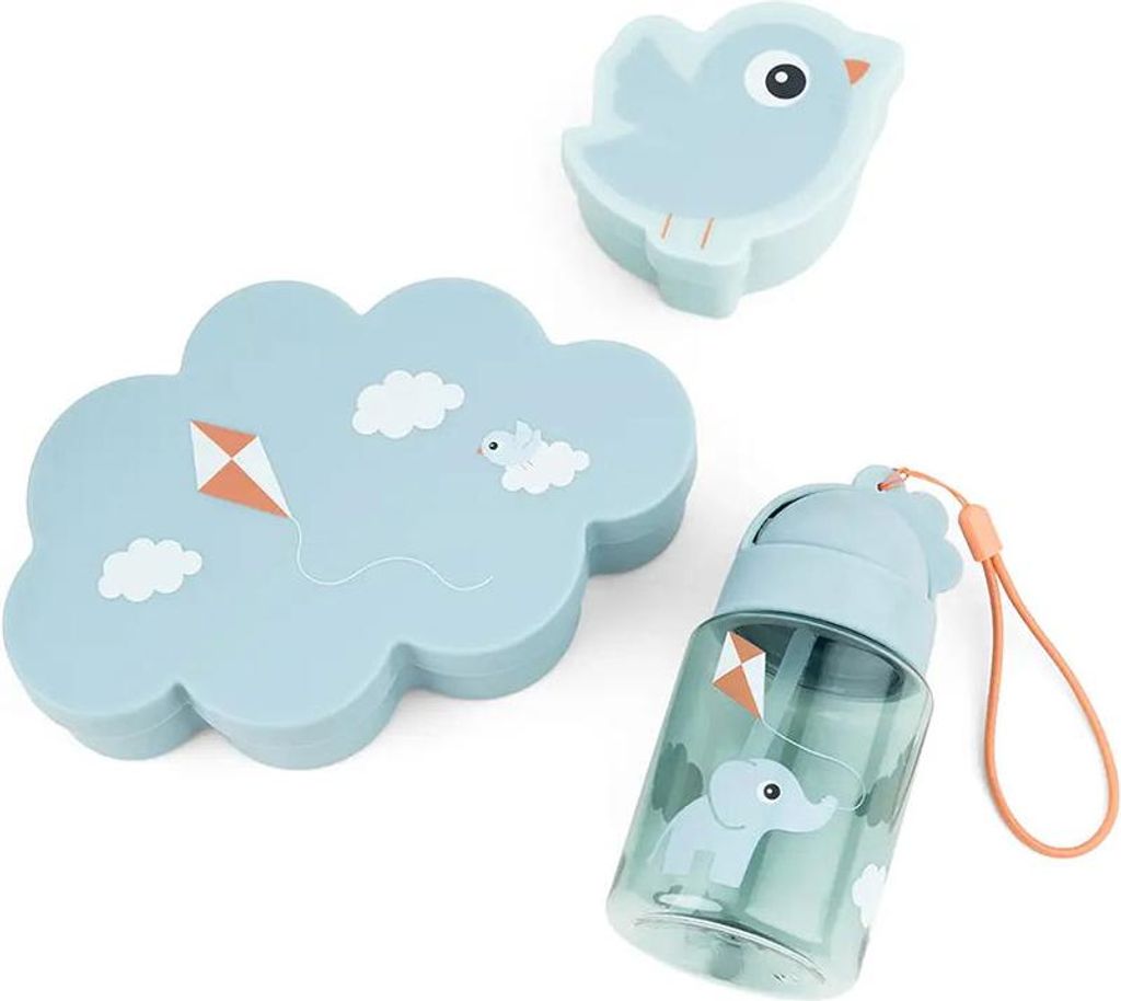 Done by Deer 1246442, Brotdosenset, Kind, Blau, Polypropylen (PP), Silikon, Tritan, Abbildung, andere