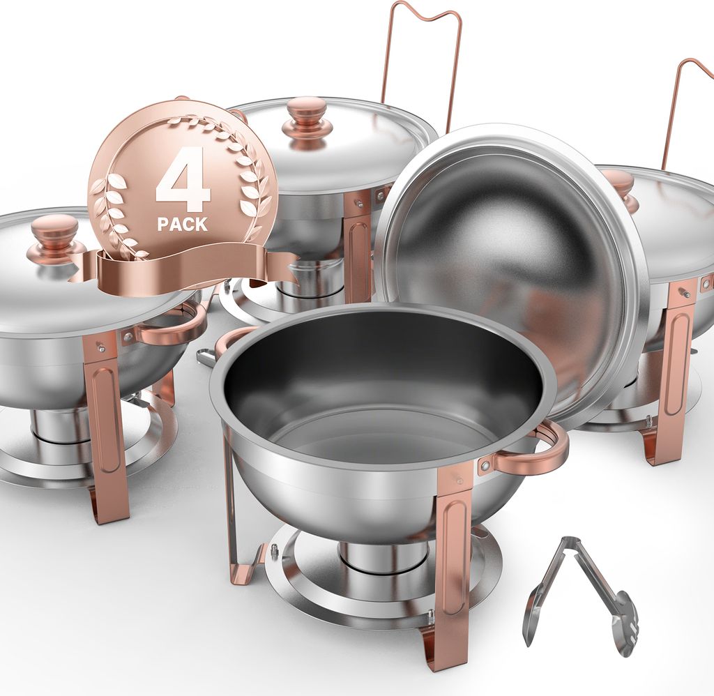 VEVOR Hot Pot Buffet-Speisenwärmer mit 4 großen Behältern Produktbild 