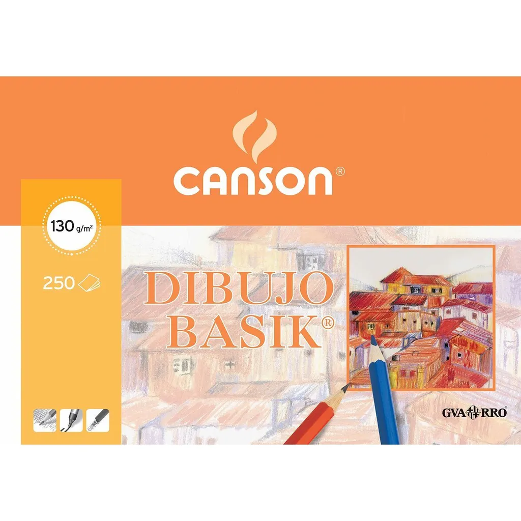 Canson Guarro Basik A3 130g 250 Fogli - Carta Disegno Professionale