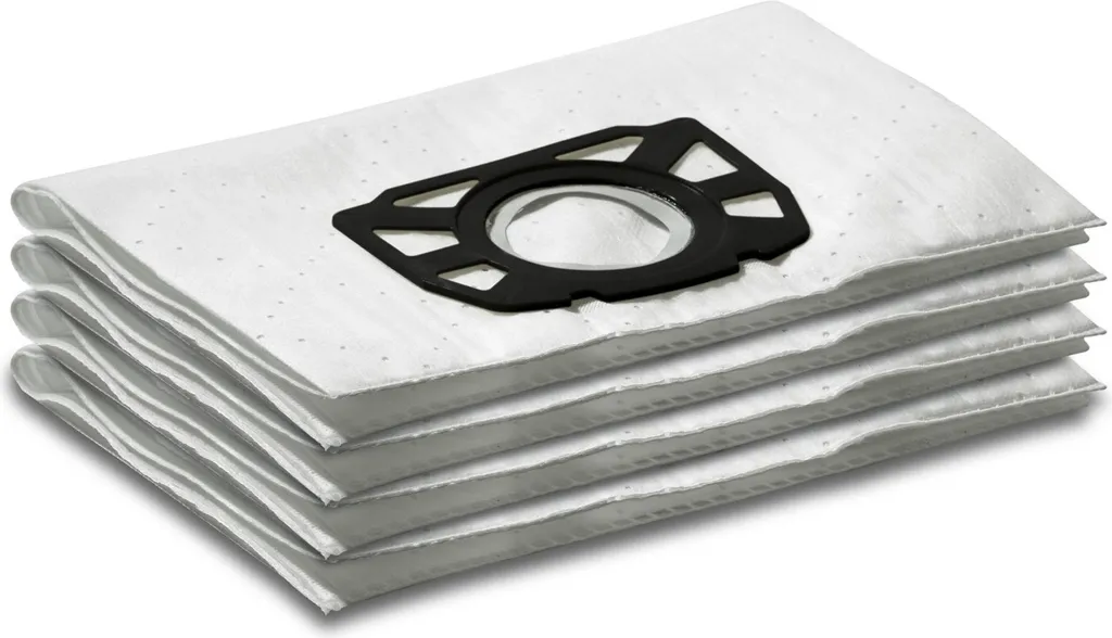 Kärcher 6.904-413.0 Sacchetti Filtro in Vello per Serie WD 7 - 4 Pezzi