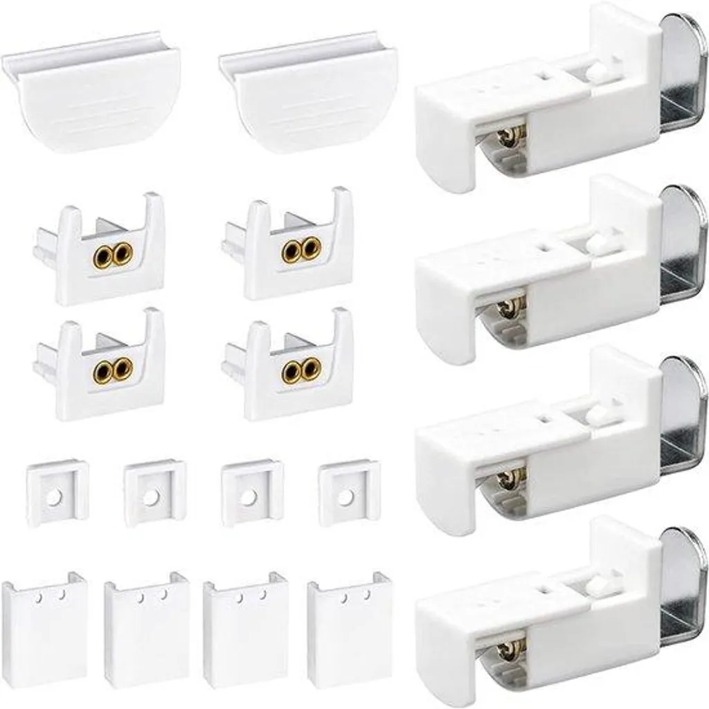 Kit montage store plissé sans percer pour fenêtre PVC - 18 Accessoires