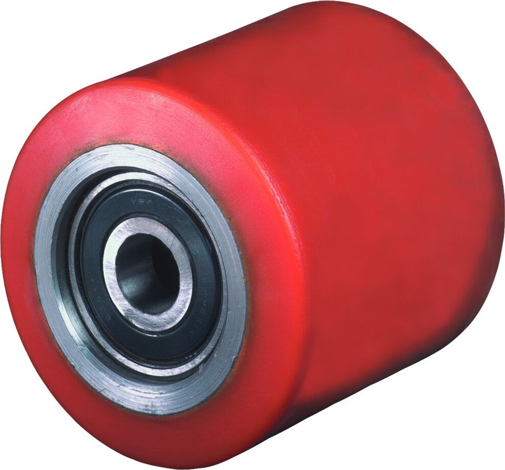 Gabelrolle PUR Naben-L.61,6mm Rad-B.62mm D.75mm BS ROLLEN