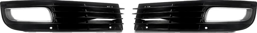 Solution Grille Phare Antibrouillard Cassée Audi A8 D3 en ABS Noir - 2