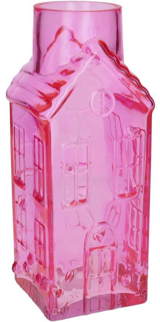 Gift Company Vase Haus Jacquard Pink (30cm) Produktbild 