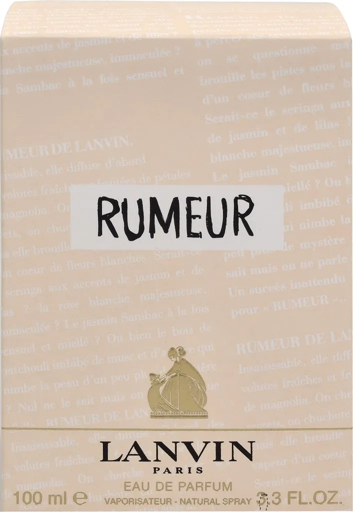 Lanvin Rumeur Edp 100ml parfum chic pour femme ambré musqué