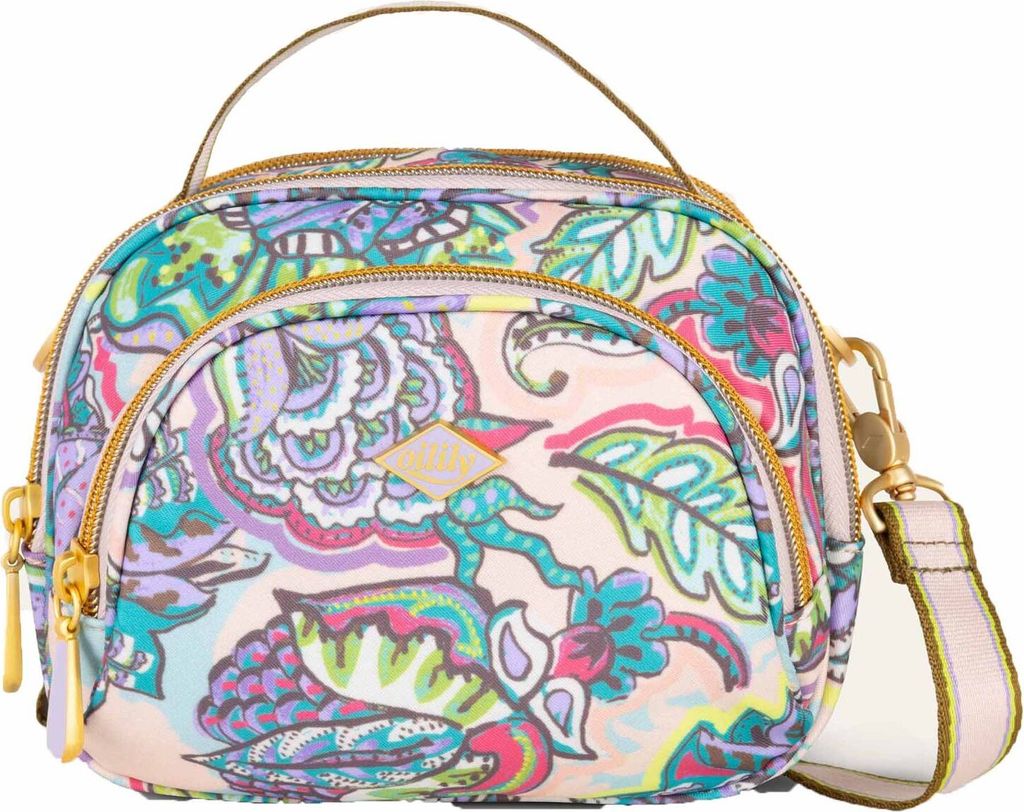 Oilily Umhängetasche Sabi Shoulder Bag Shifting Sand mehrfarbig