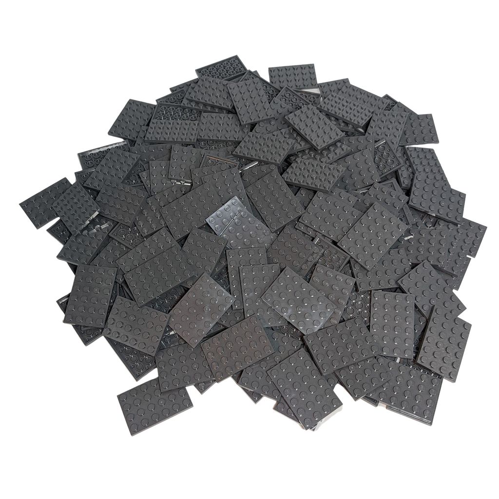 Stavebné dosky LEGO® 4x6 Tmavo šedá - 3031 NOVINKA! Obrázok produktu 