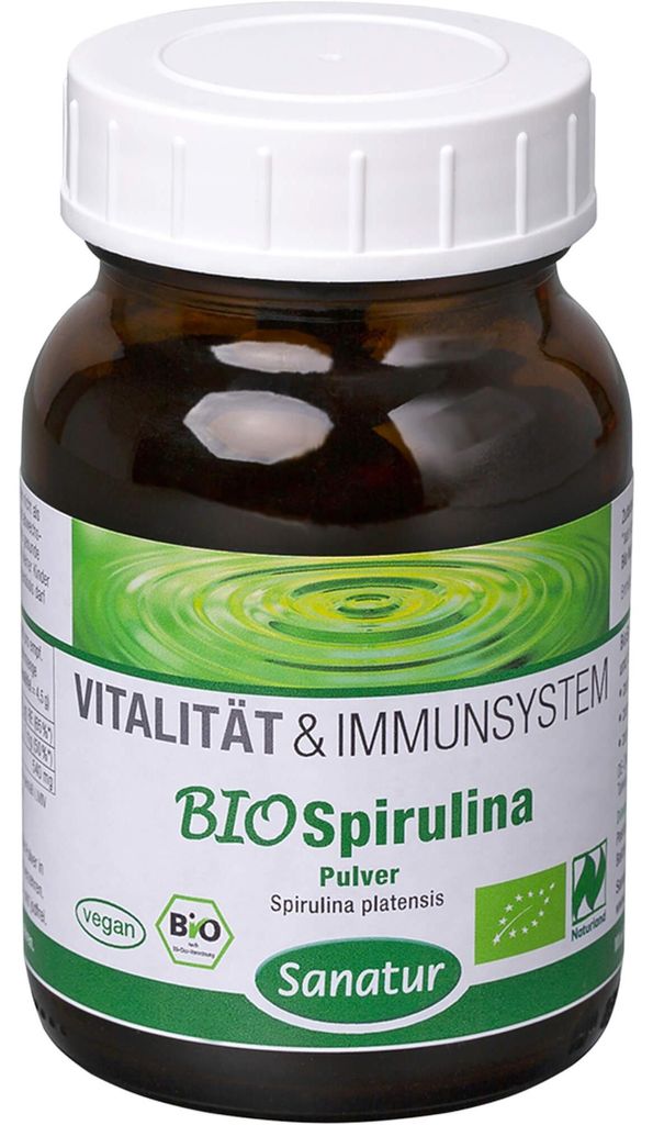 allcura organiczna spirulina w proszku, 125 g proszku Zdjęcie produktu 