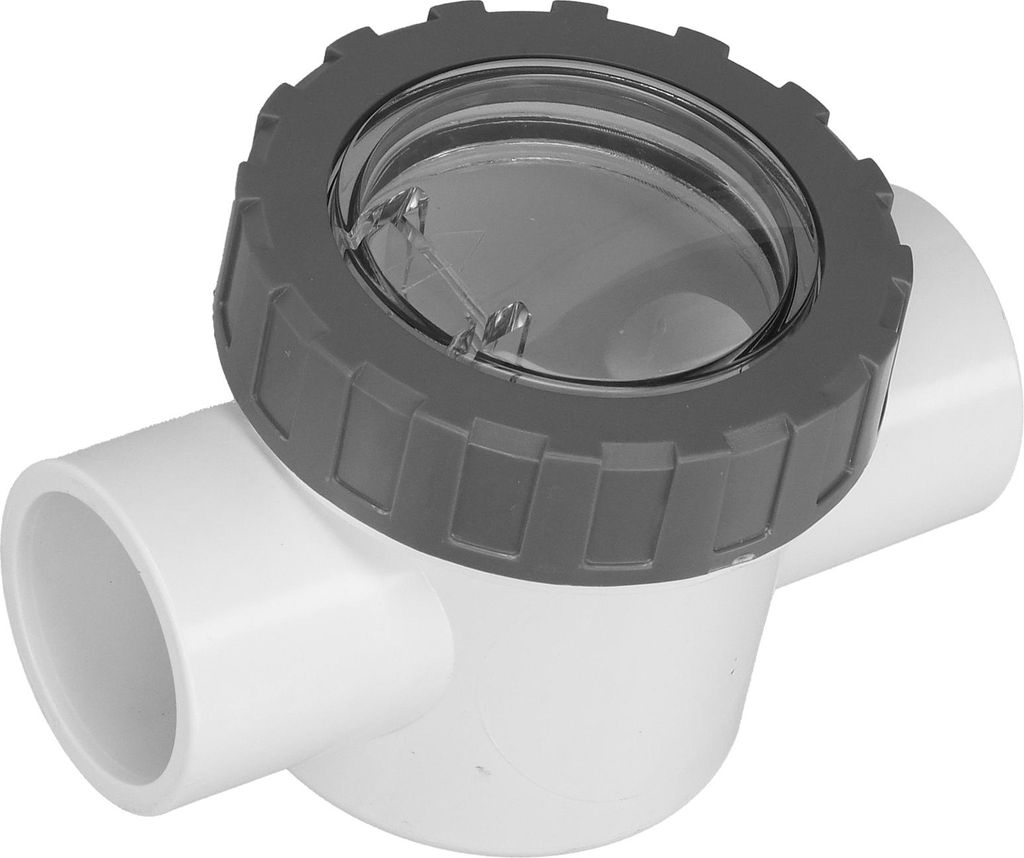 PVC-Rückschlagventil für Schwimmbecken, transparentes Rückschlagventil, Ersatzzubehör (V401A)