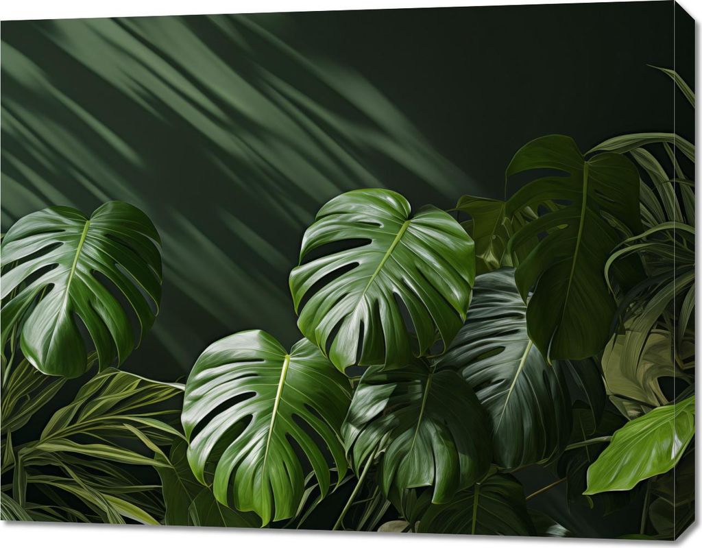 Bild 90x70cm Flüsternde Blätter