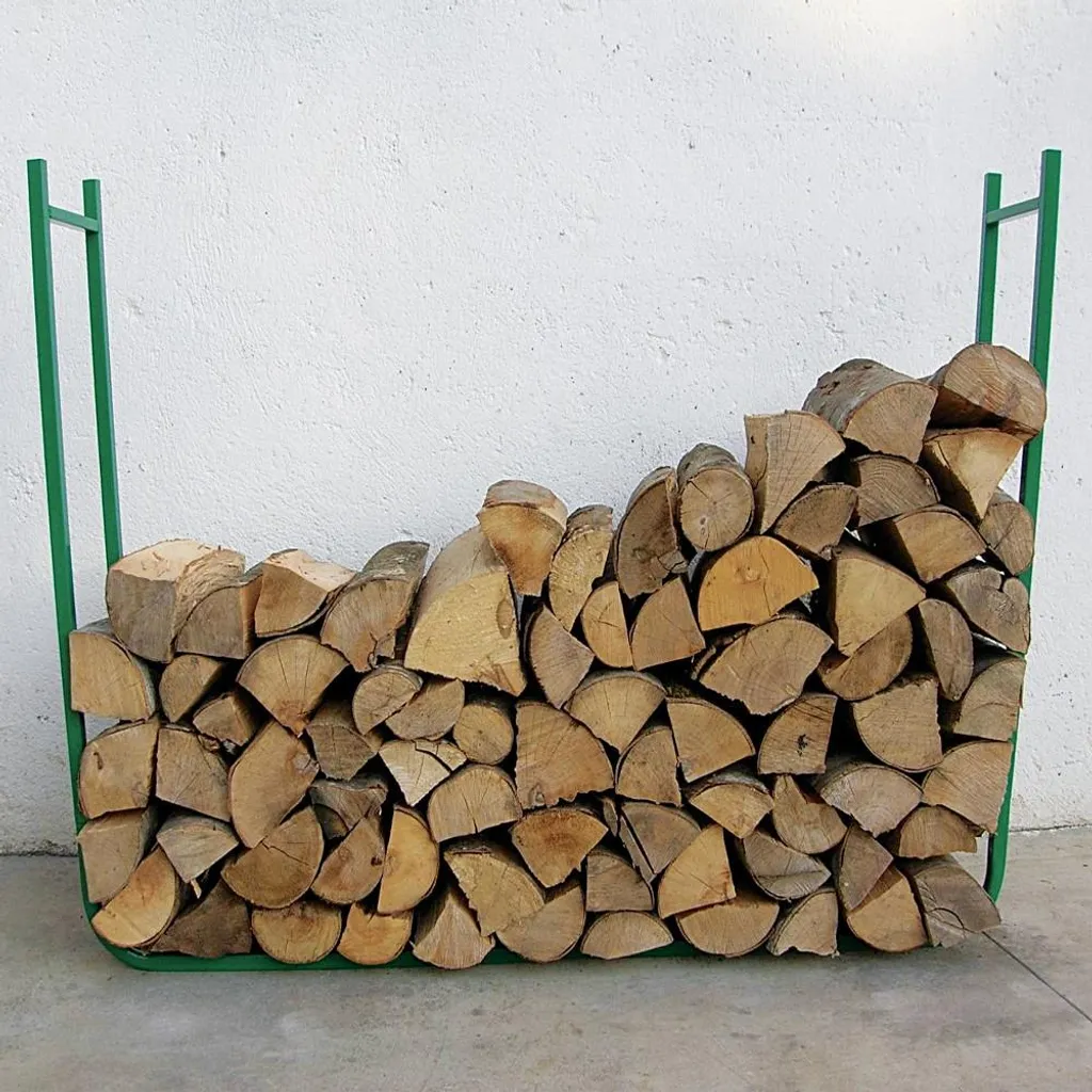 Support de stockage de bois modulable Ribimex PRIRB095 en acier - 2