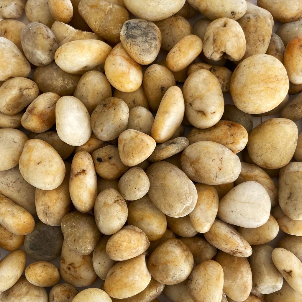 FLUSSKIESEL, Kieselsteine 20-60mm. 500g. BERNSTEIN Produktbild 