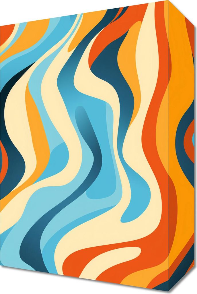 Bild 20x30cm Tanzende Wellen