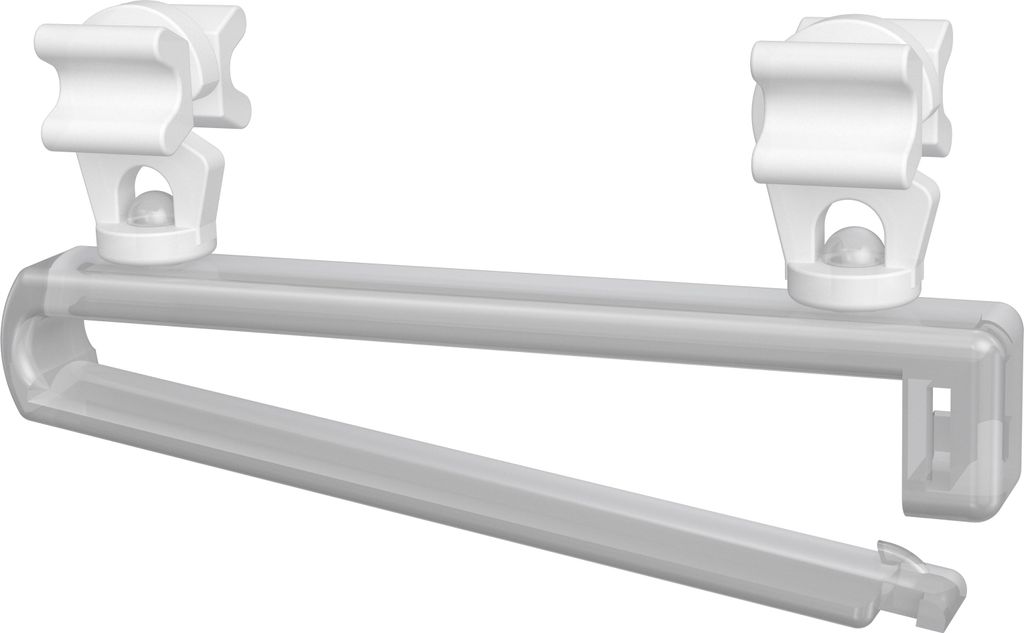 Interdeco Schlaufengleiter / Gleiter für Schlaufenvorhänge Glasklar (Transparent), Pack. 8 Stück