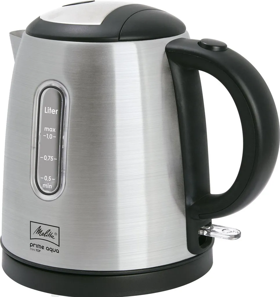 Bouilloire Inox Compacte Melitta 1018-03 avec Arrêt Automatique 1L