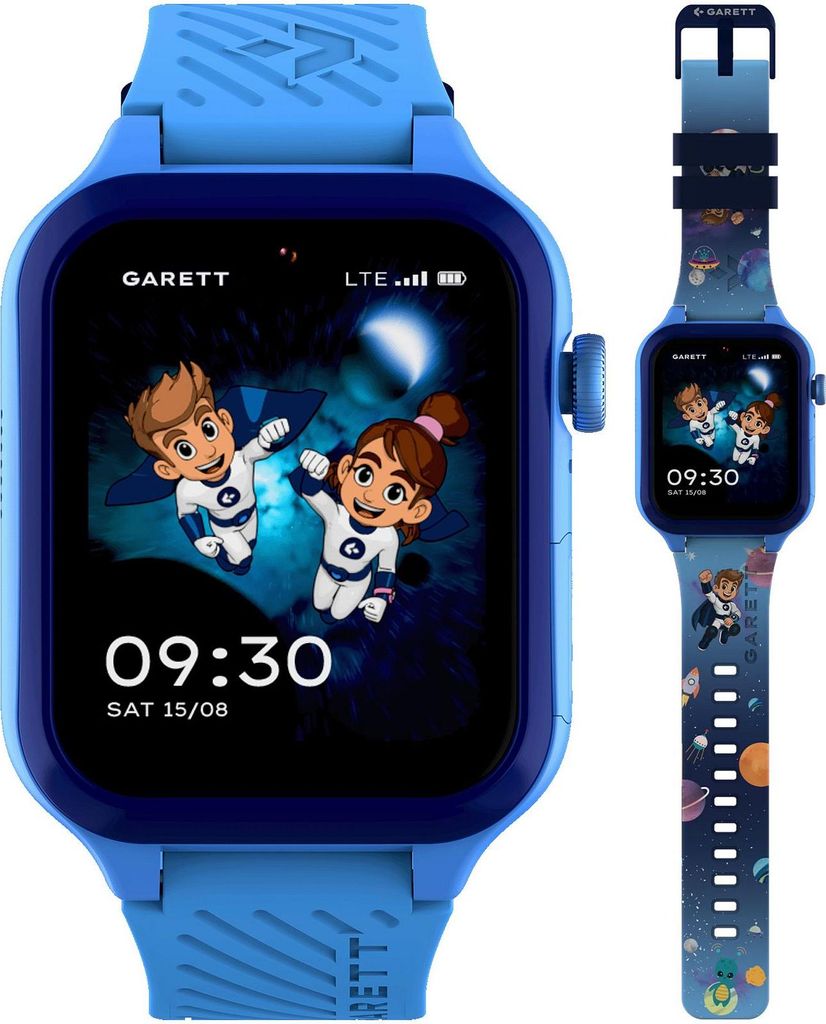 GARETT Kids Essa 2 4G AI Smartwatch Blau Produktbild 
