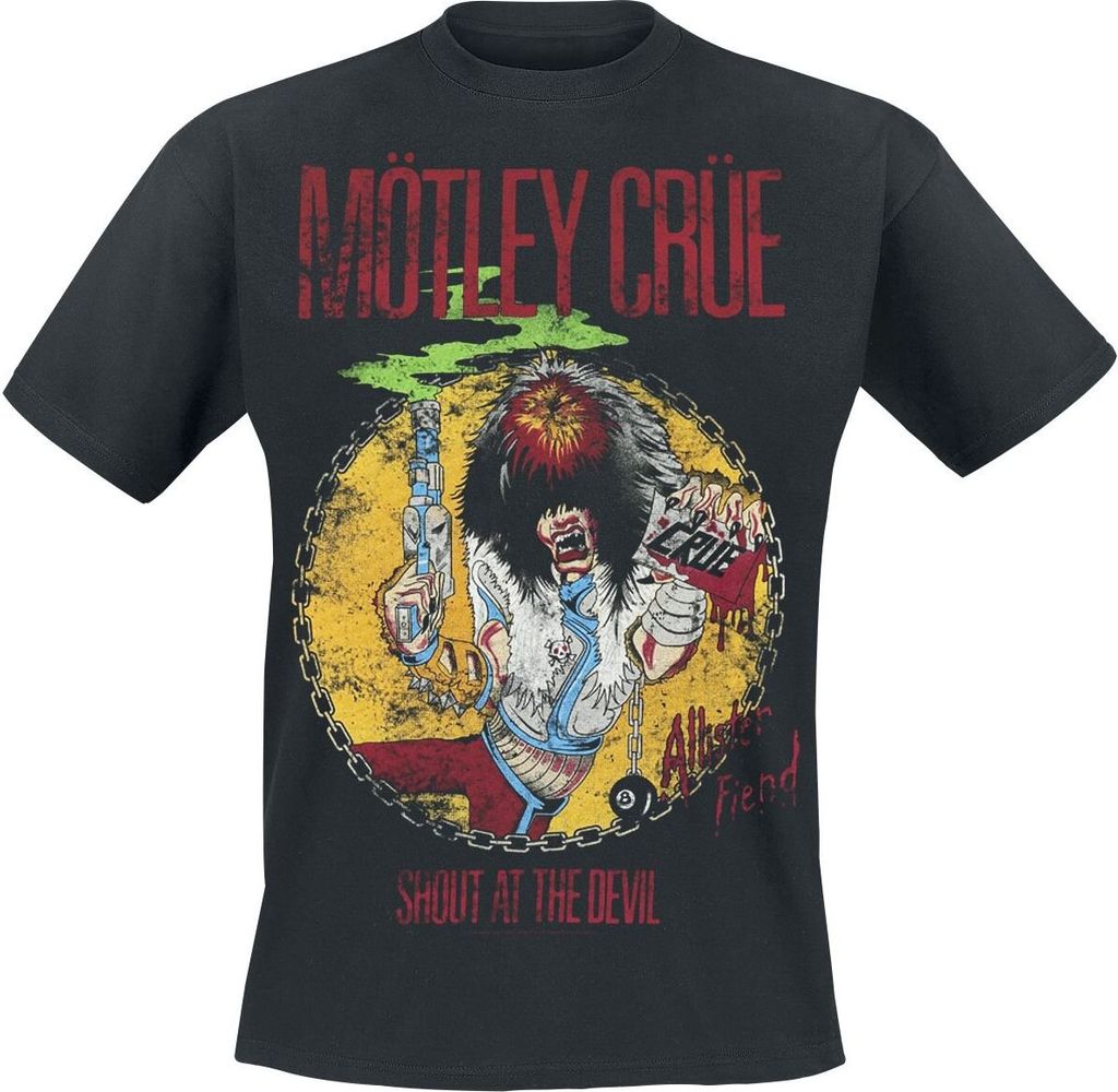 Mötley Crüe T-Shirt Herren Shout At The Devil schwarz XXL