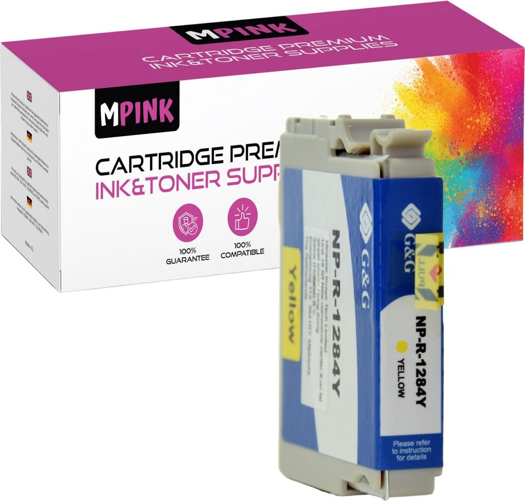 Druckerpatronen für Epson T1284 Gelb S22 SX125 230 235 420 Series