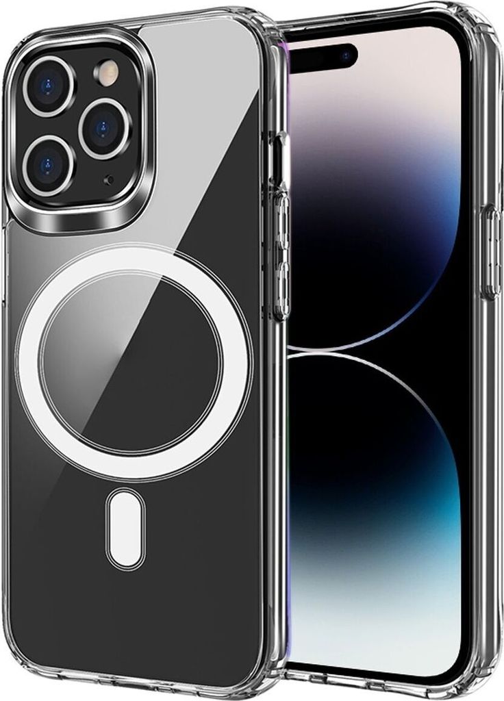 König Design Hülle kompatibel mit Apple iPhone 14 Pro Max Kunststoff Soft Handyhülle - Handy Case Transparent