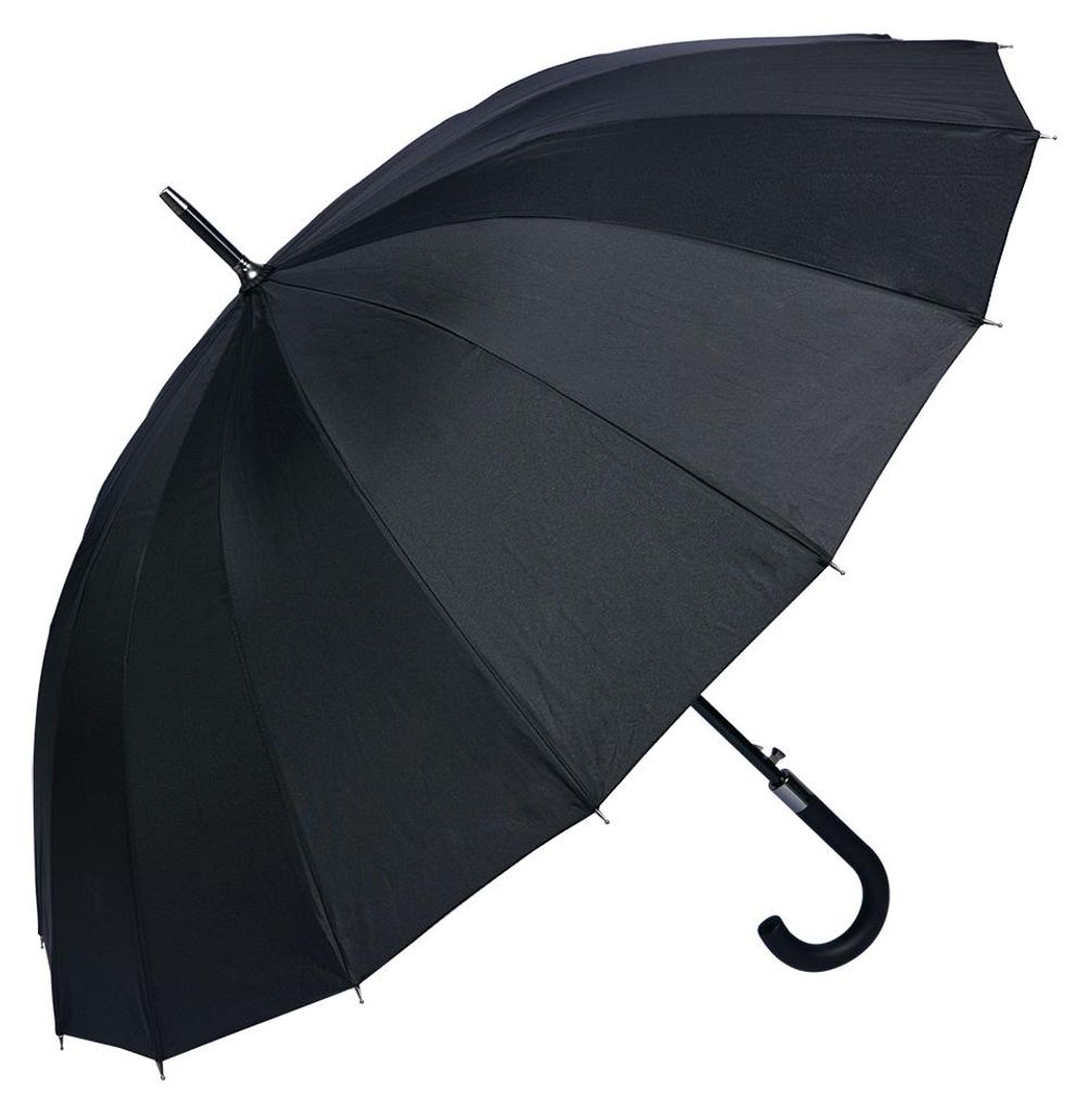 Clayre & Eef Erwachsenen-Regenschirm 60 cm Schwarz Produktbild 